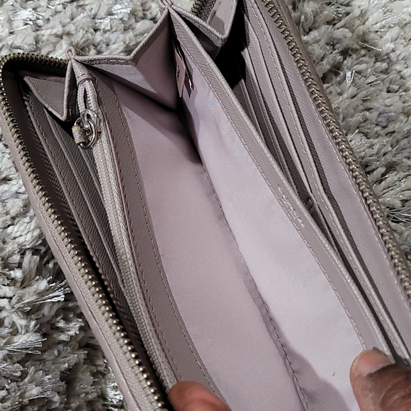 Coach Long Zip Around Wallet In Signature Canvas - Picture 11 of 16